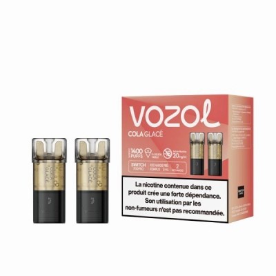 VOZOL Switch Pro 20mg 2ml (2pcs)  Cartouche Pré-remplie