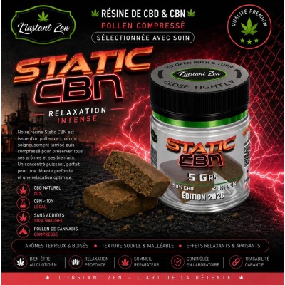 Résine CBN 50% - 5g - L'instant Zen